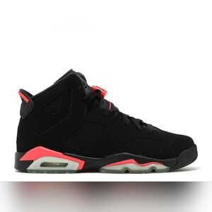Air Jordan 6 Retro BG Black Infrared 6.5Y